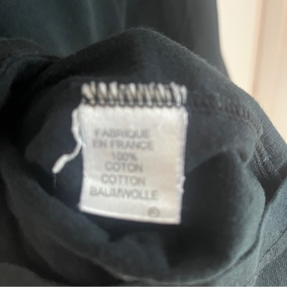 French Defense d'Afficher Black Egyptian Traveler Short Sleeve T-Shirt 80s 90s - Picture 5 of 6